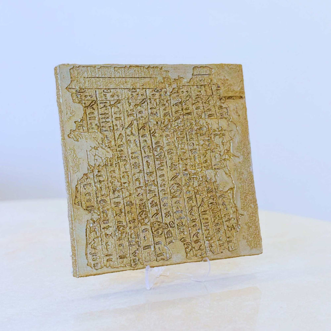 Antik Mezopotamya Çivi Yazılı Tablet – Duvar veya Masa Üstü İçin Tarihi Rölyef Replika