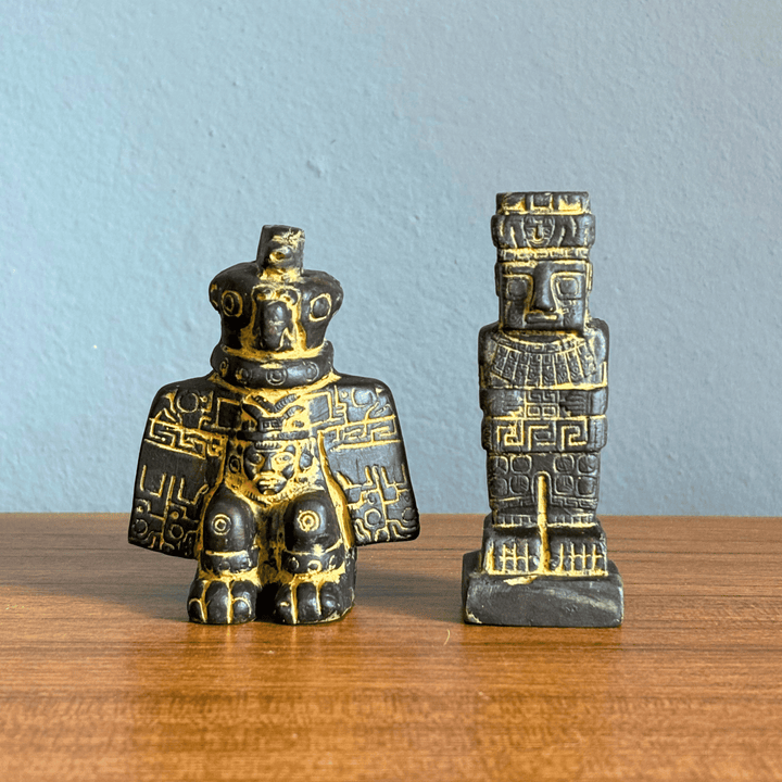 Tiwanaku Ponce Monoliti Heykeli – El Yapımı And Şaman Figürü – And Dağları Ruhu - ArkeoArt Özel Koleksiyon