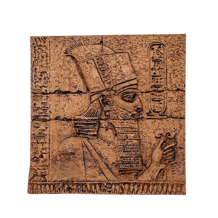 Anunnaki Rölyef – Antik Mezopotamya'nın Gizemli Tanrıları – El Yapımı Dekoratif Plaka – 15cm