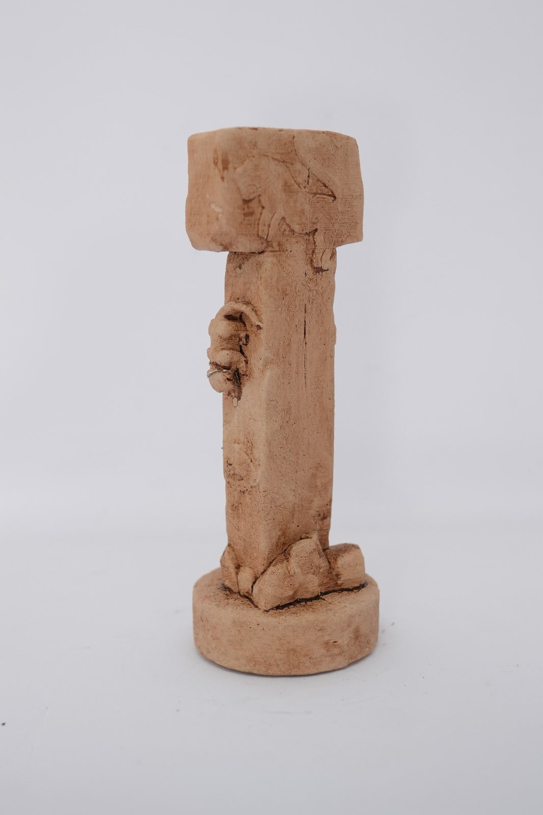Göbekli Tepe T-Şekilli Sütun Replikası – Neolitik Çağ’ın Gizemli Sembolü – Antik Anadolu Arkeolojik Buluntu - ArkeoArt  - 19 cm