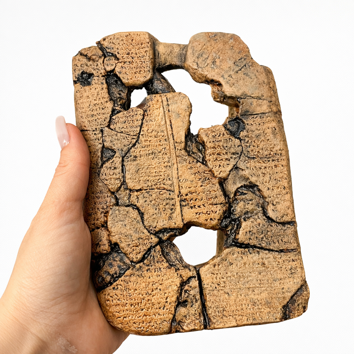 Alaksandu Antlaşması Replikası – Hitit & Wilusa (Troya) Diplomasi Tableti | Çivi Yazılı Antik Eser