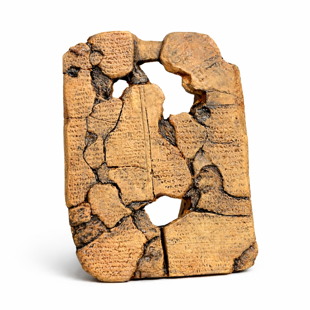 Alaksandu Antlaşması Replikası – Hitit & Wilusa (Troya) Diplomasi Tableti | Çivi Yazılı Antik Eser