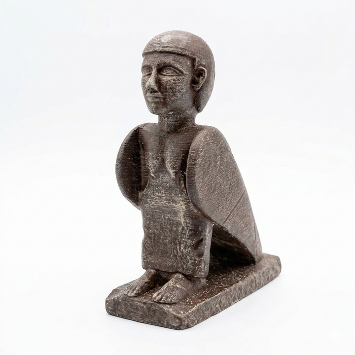 Antik Mısır Ba kuşu heykeli, insan başlı kuş figürü Bird-Man tasvirinden esinlenen arkeolojik replika heykel. Mısır mitolojisinde ruhu temsil eden Ba sembolünü yansıtan koleksiyonluk dekoratif heykel – ArkeoArt.