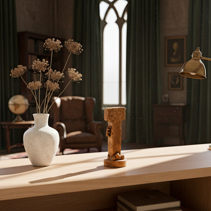 Göbekli Tepe T-Şekilli Sütun Replikası – Neolitik Çağ’ın Gizemli Sembolü – Antik Anadolu Arkeolojik Buluntu - ArkeoArt  - 19 cm