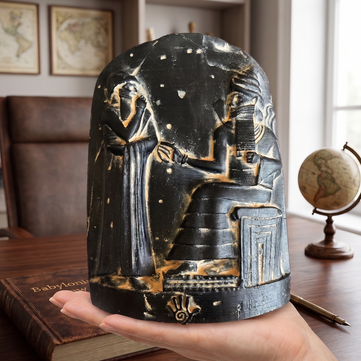 Hammurabi kanunları üst sahne görseli el ölçeği by ArkeoArt