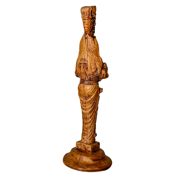 Efes Artemis Heykeli – Antik Yunan Mitolojisinin Güçlü Tanrıçası – Antik Doğa Ana Sembolü - ArkeoArt - Kahve - 30 Cm