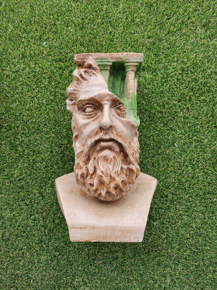 Zeus Bust - Antik Yunan Tanrısı - 40cm