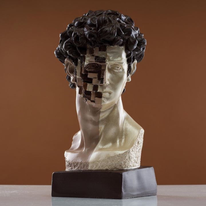 David Bust - Kahve - 33cm