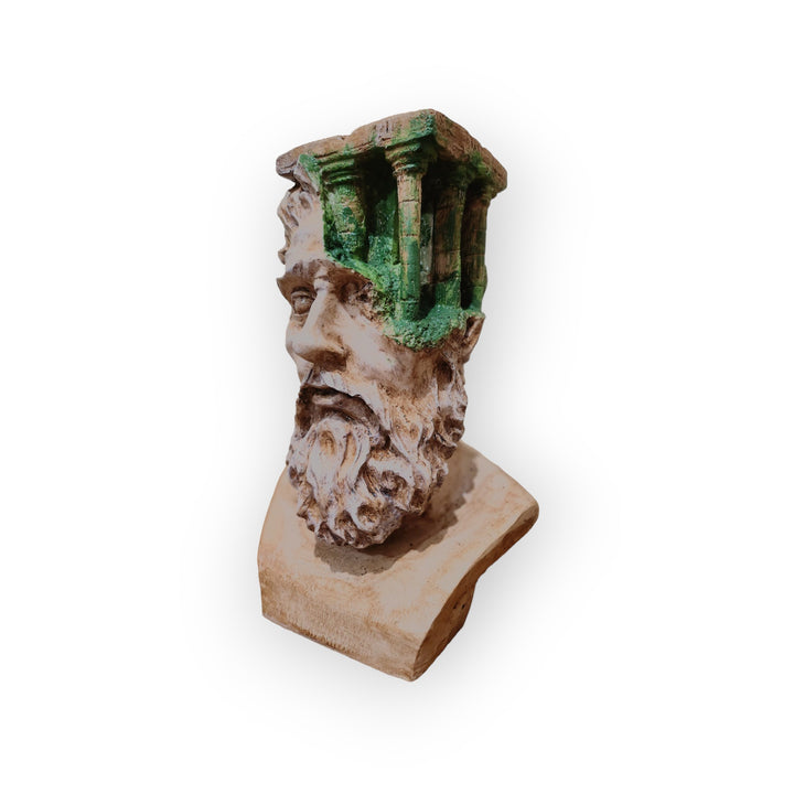 Zeus Bust - Antik Yunan Tanrısı - 40cm